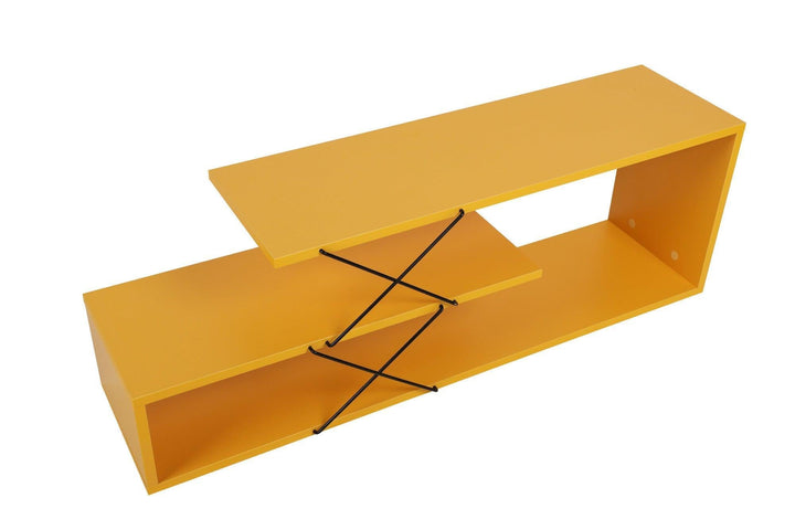 TV szekrény Zigzag - Sárga-VASBÚTOR