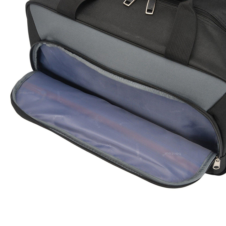 Wizzair kézipoggyász kabintáska 40x30x20 cm , Bontour AIR Utazótáska, Fekete-VASBÚTOR