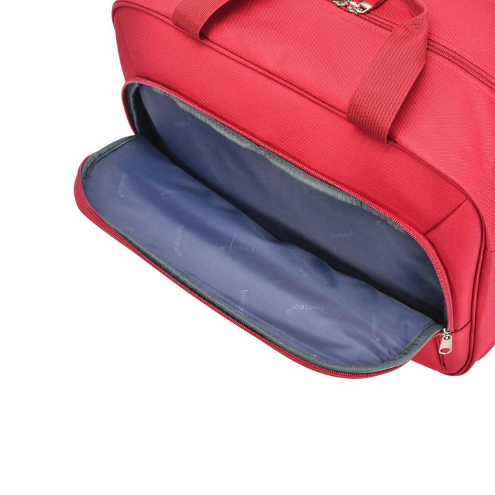 Wizzair kézipoggyász kabintáska 40x30x20 cm , Bontour AIR Utazótáska, Piros-VASBÚTOR