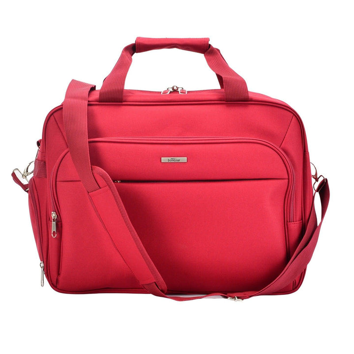 Wizzair kézipoggyász kabintáska 40x30x20 cm , Bontour AIR Utazótáska, Piros-VASBÚTOR