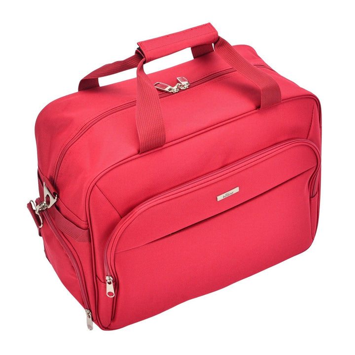Wizzair kézipoggyász kabintáska 40x30x20 cm , Bontour AIR Utazótáska, Piros-VASBÚTOR