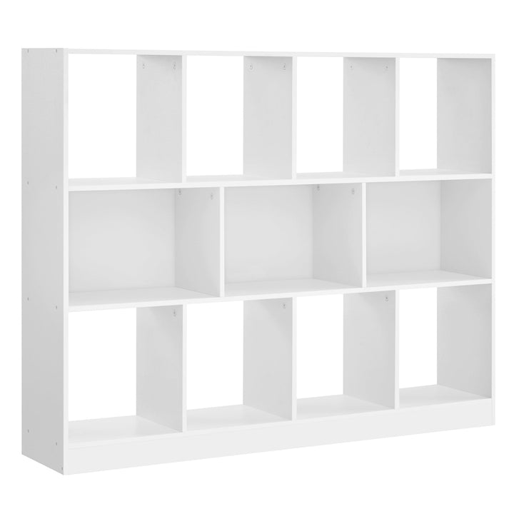 könyvespolc 30 x 126 x 100 cm fehér-VASBÚTOR