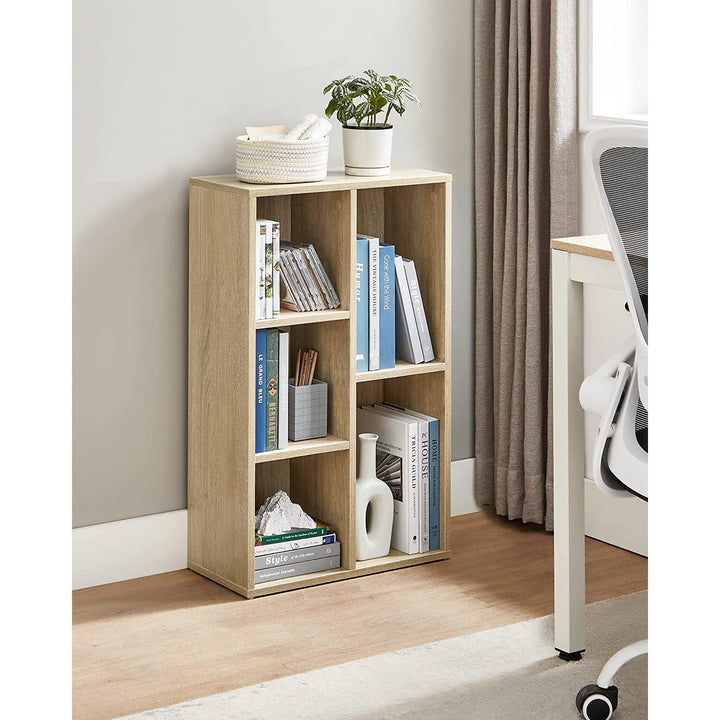könyvespolc 5 rekesszel 50 x 80 x 24 cm-VASBÚTOR