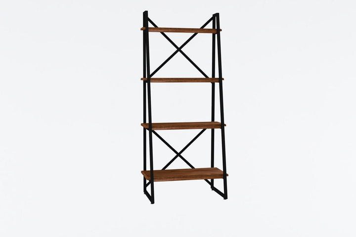 könyvespolc Alaro - Walnut-VASBÚTOR