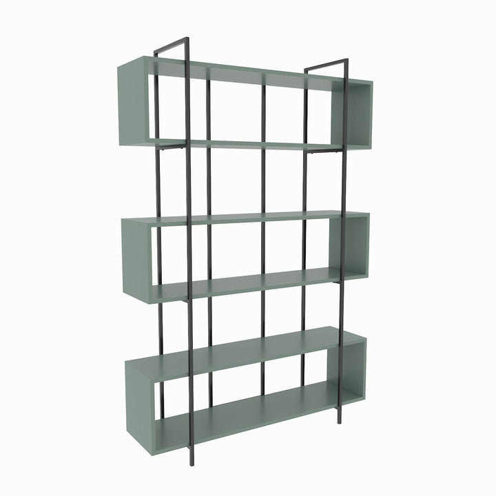 könyvespolc Bruti - Green, Black-VASBÚTOR