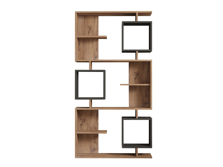 könyvespolc Icardi - Atlantic Pine, Anthracite-VASBÚTOR