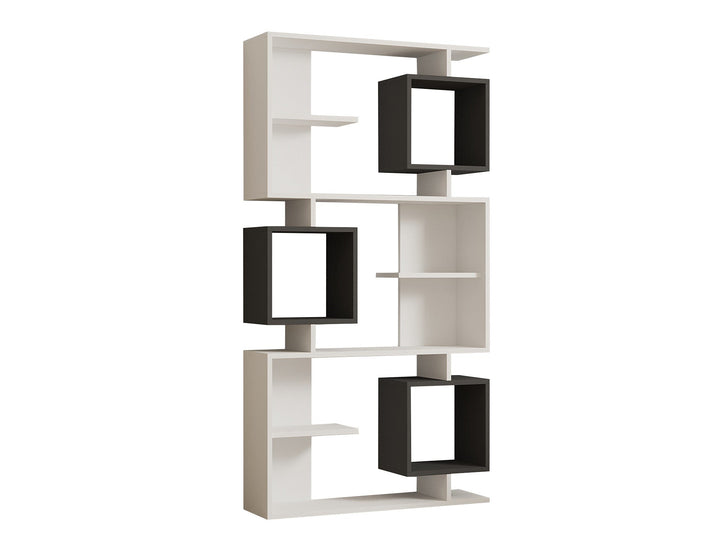 könyvespolc Icardi - White, Anthracite-VASBÚTOR