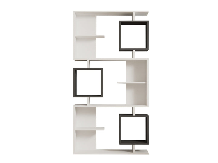 könyvespolc Icardi - White, Anthracite-VASBÚTOR