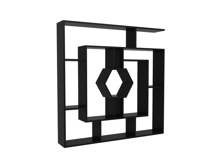 könyvespolc Labrina - Black-VASBÚTOR