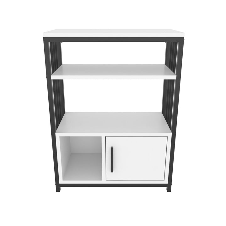 könyvespolc Letos - White, Black-VASBÚTOR