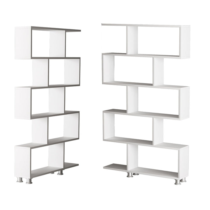 könyvespolc Nilüfer - White-VASBÚTOR