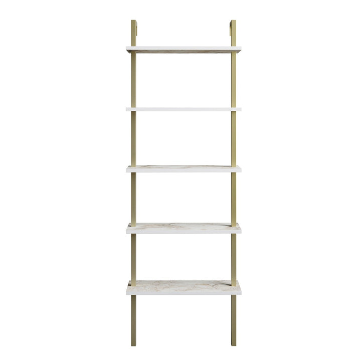 könyvespolc Piante - White, Gold-VASBÚTOR