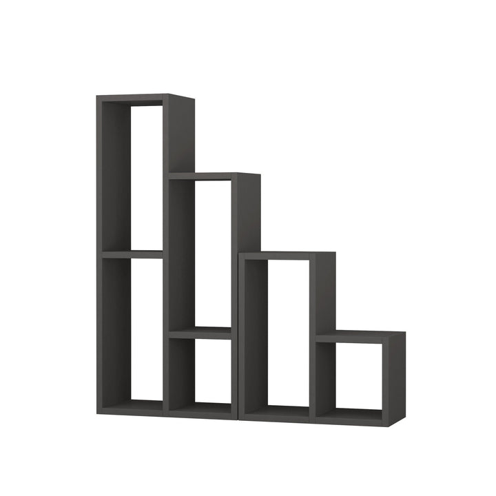 könyvespolc Sule - Anthracite-VASBÚTOR