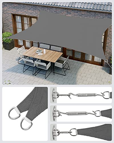 napvitorla 2x3 m füstszürke-VASBÚTOR