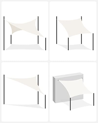 Napvitorla 2x3m, fehér-VASBÚTOR